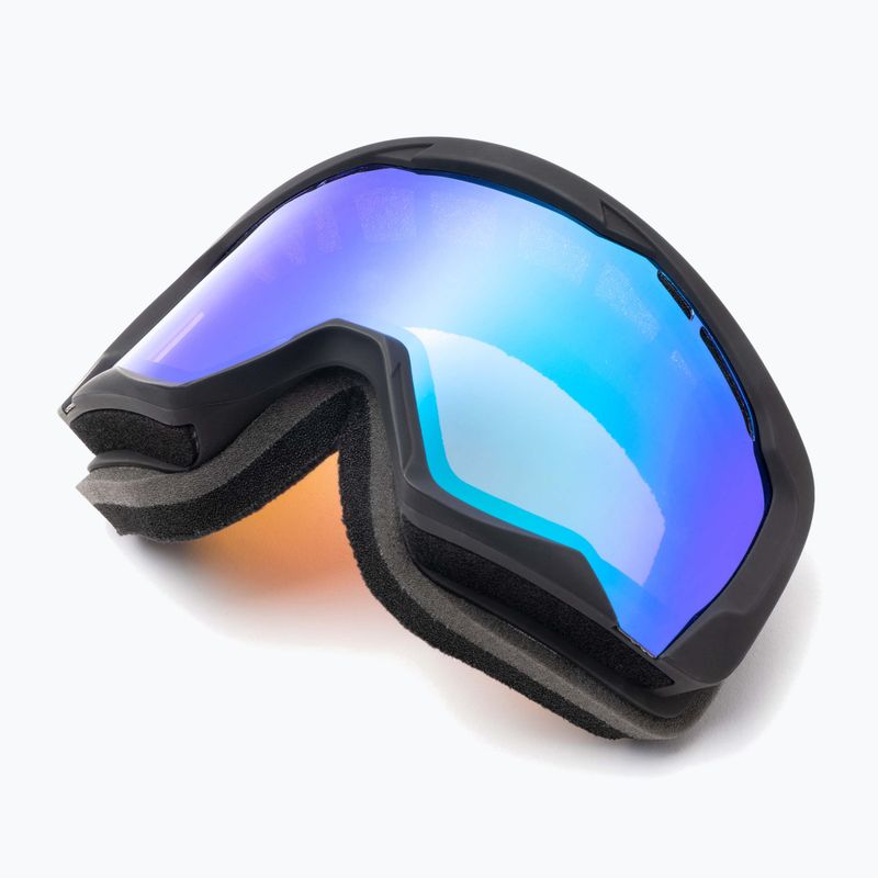 Lyžiarske okuliare IMX Snow matt black/black/green iridium/brown 10