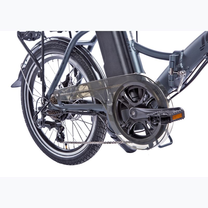 JOBOBIKE Sam 36V 13Ah 468Wh elektrický bicykel šedý 12