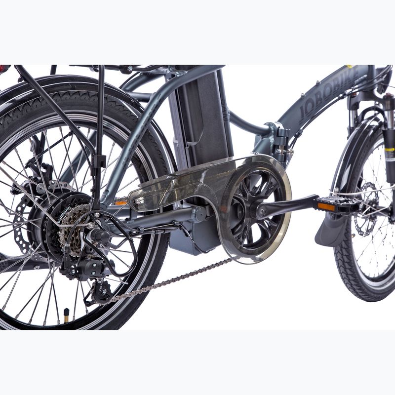JOBOBIKE Sam 36V 13Ah 468Wh elektrický bicykel šedý 13