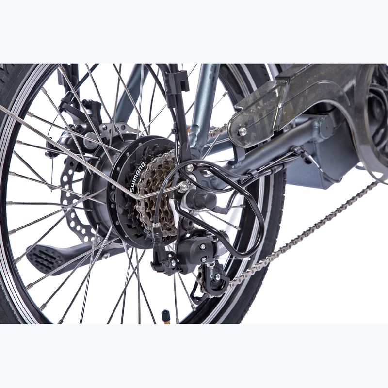 JOBOBIKE Sam 36V 13Ah 468Wh elektrický bicykel šedý 15