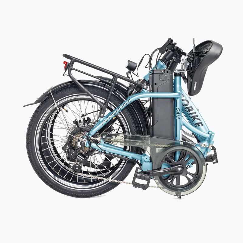 JOBOBIKE Sam 36V 13Ah 468Wh modrý elektrický bicykel 3