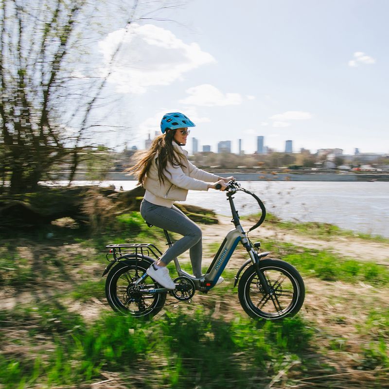 JOBOBIKE Romer 48V 14Ah sivý elektrický bicykel 3