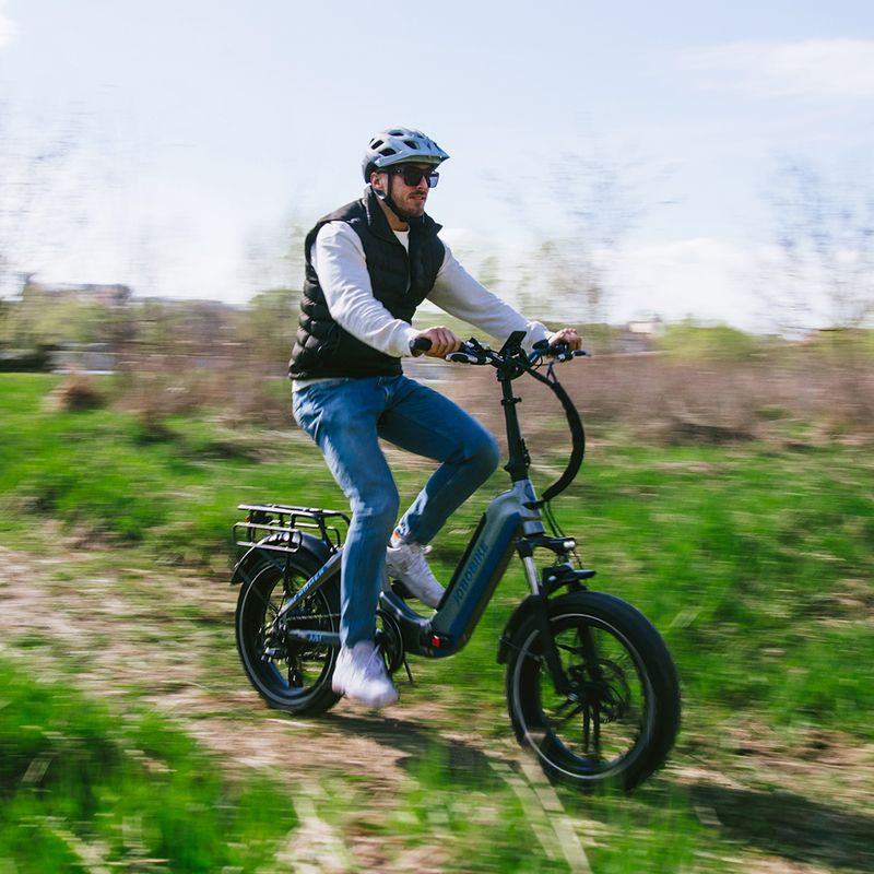 JOBOBIKE Romer 48V 14Ah sivý elektrický bicykel 9