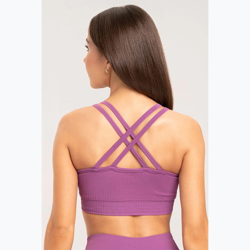 Tréningová podprsenka Gym Glamour Push Up 2.0 merry berry 2
