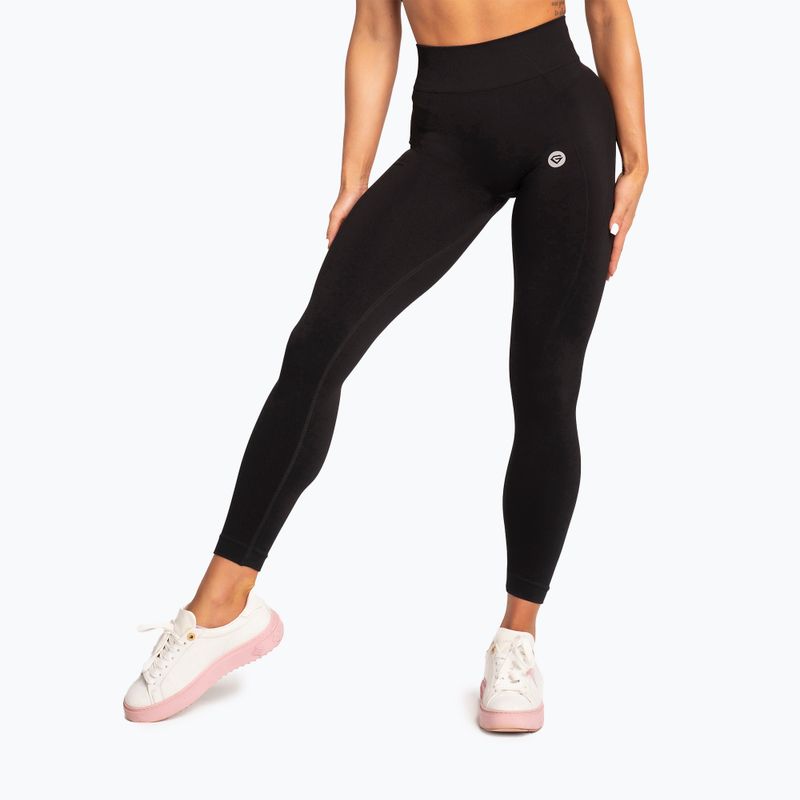 Dámske legíny Gym Glamour Basic Scrunch black