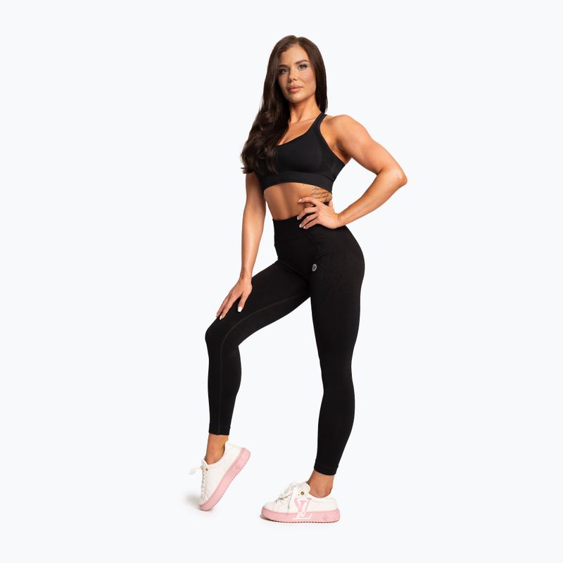 Dámske legíny Gym Glamour Basic Scrunch black 2