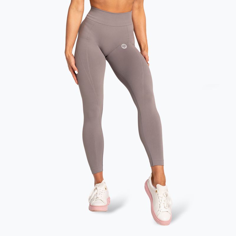 Dámske legíny Gym Glamour Basic Scrunch grey