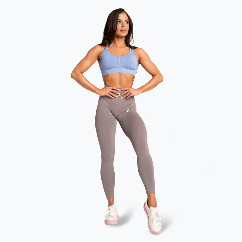 Dámske legíny Gym Glamour Basic Scrunch grey 2