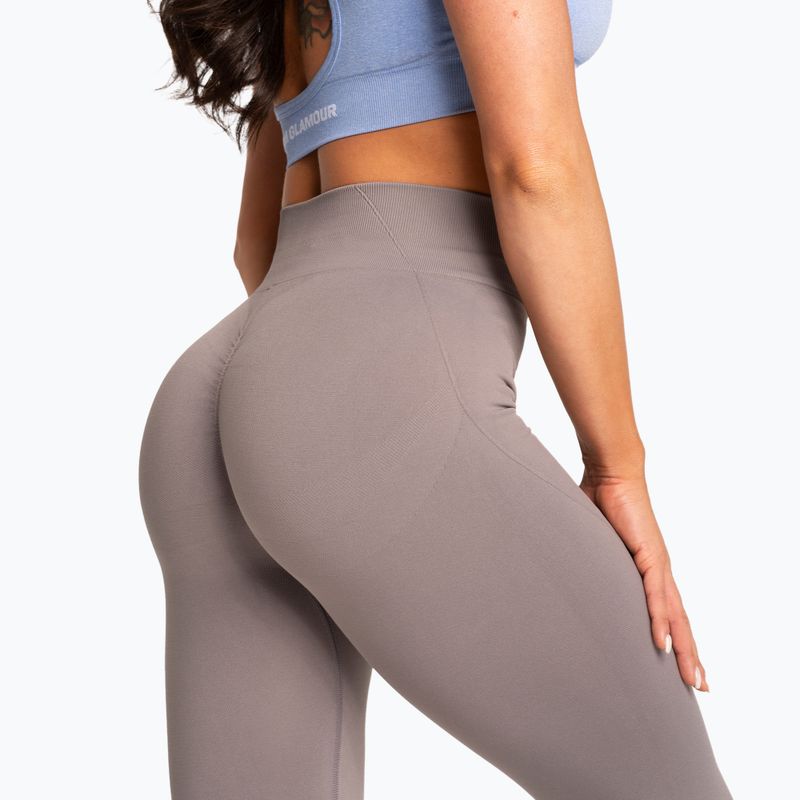 Dámske legíny Gym Glamour Basic Scrunch grey 6