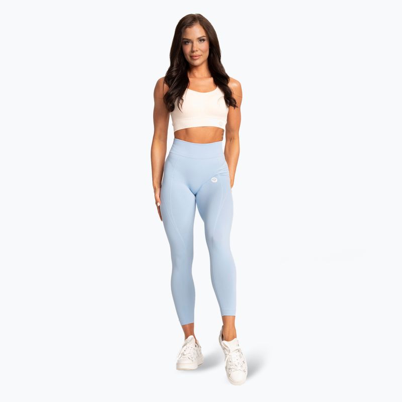 Dámske legíny Gym Glamour Basic Scrunch blue 2