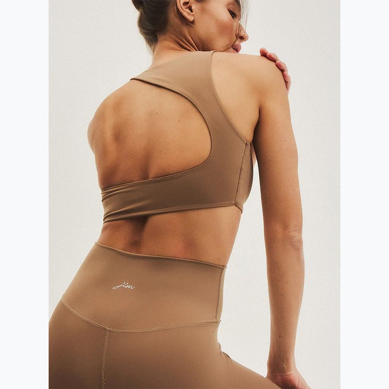 Fitness podprsenka JOYINME Goddess caramel coffee 6