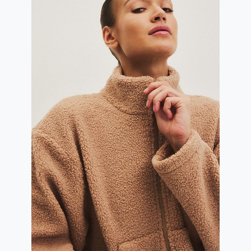 Dámsky flísový top JOYINME Explore carmel beige 7