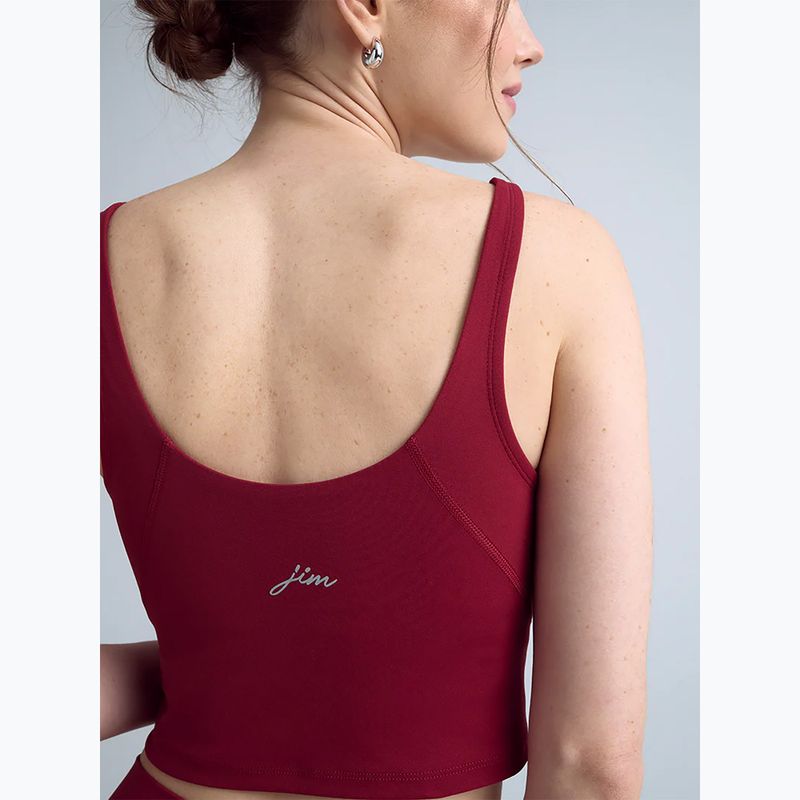 Dámsky top na jogu JOYINME Grace red wine 3