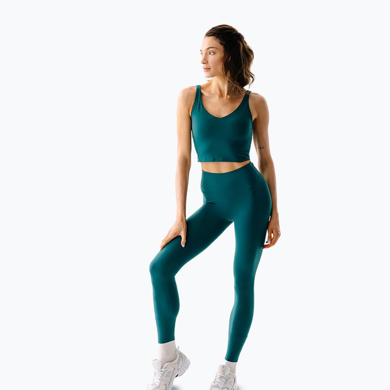 Dámske legíny na jogu JoyInMe Oneness Ease 7/8 black green 2