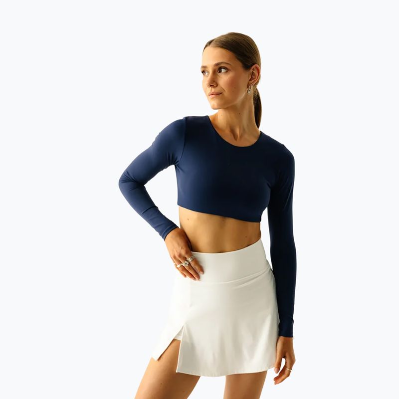 Dámsky top na jogu JoyInMe Core Crop Top dark navy