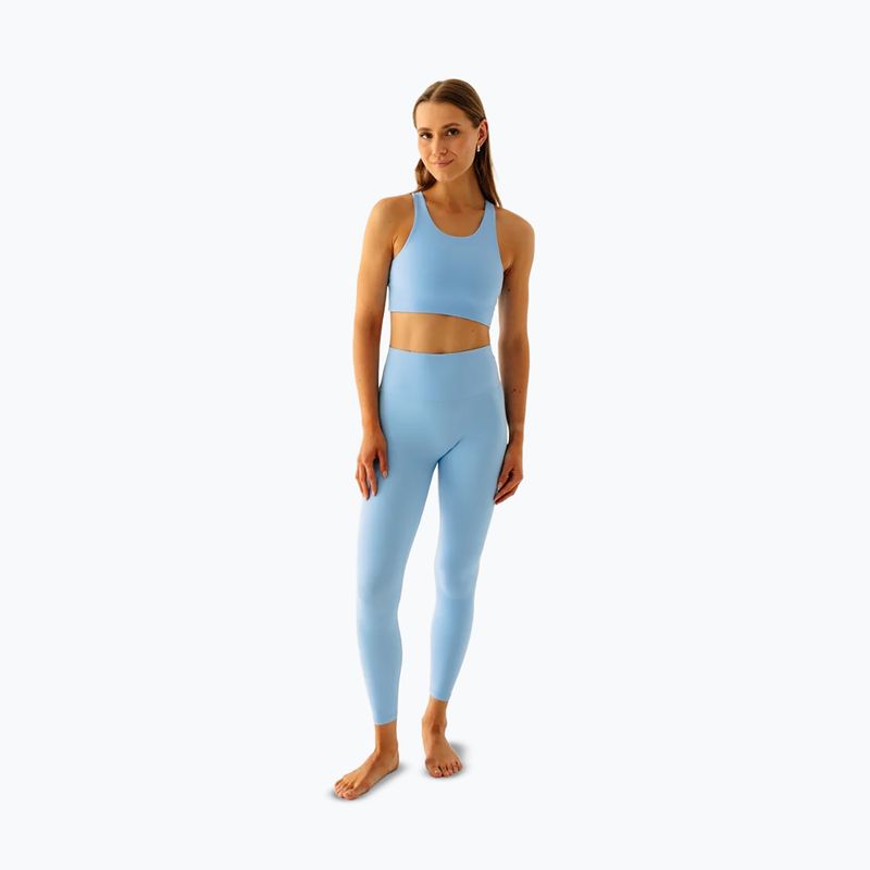 Dámske legíny na jogu JoyInMe Oneness Yoga 7/8 blue chia 2