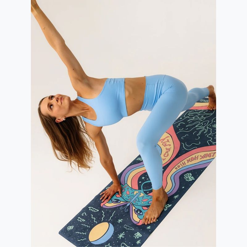 Dámske legíny na jogu JoyInMe Oneness Yoga 7/8 blue chia 7