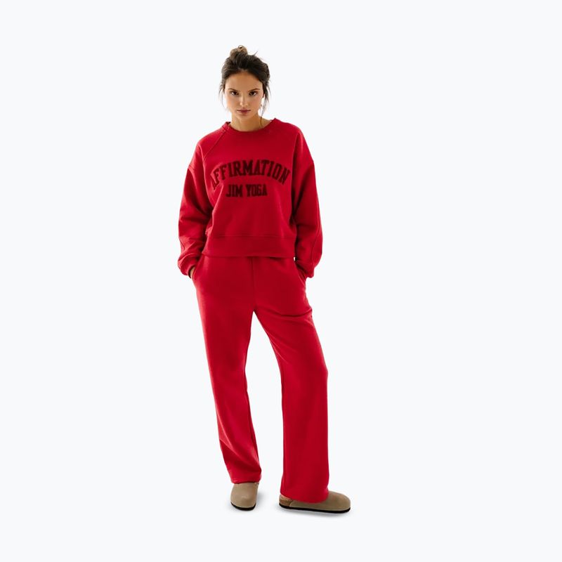 Dámska fleecová mikina JoyInMe Classic Pullover berry crash 2