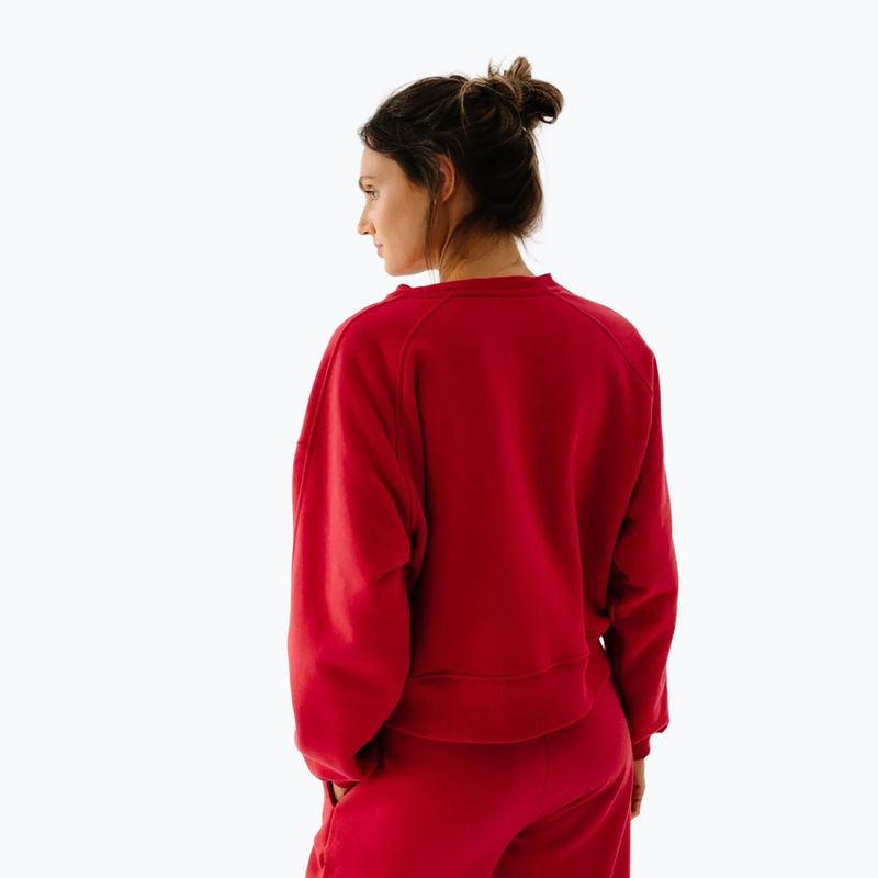 Dámska fleecová mikina JoyInMe Classic Pullover berry crash 3