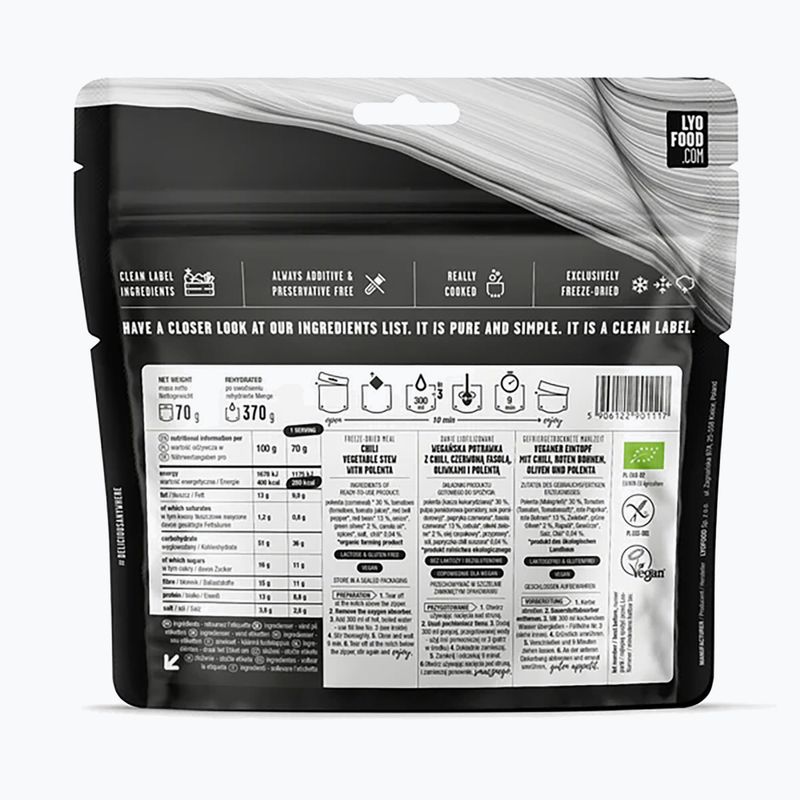 Mrazom sušené potraviny LYOFOOD Chili con Carne 370 g 2