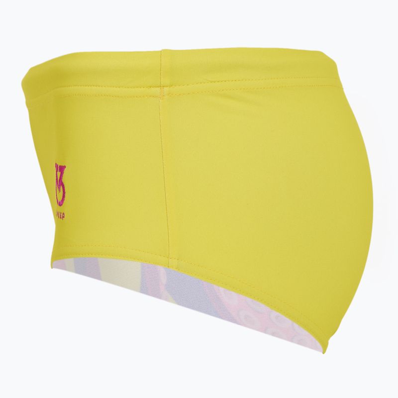 Pánske plavecké boxerky SWEEP Aqua Kraken pink/yellow 3