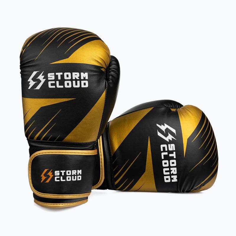 Boxerské rukavice StormCloud Lynx 2.0 black/gold 3
