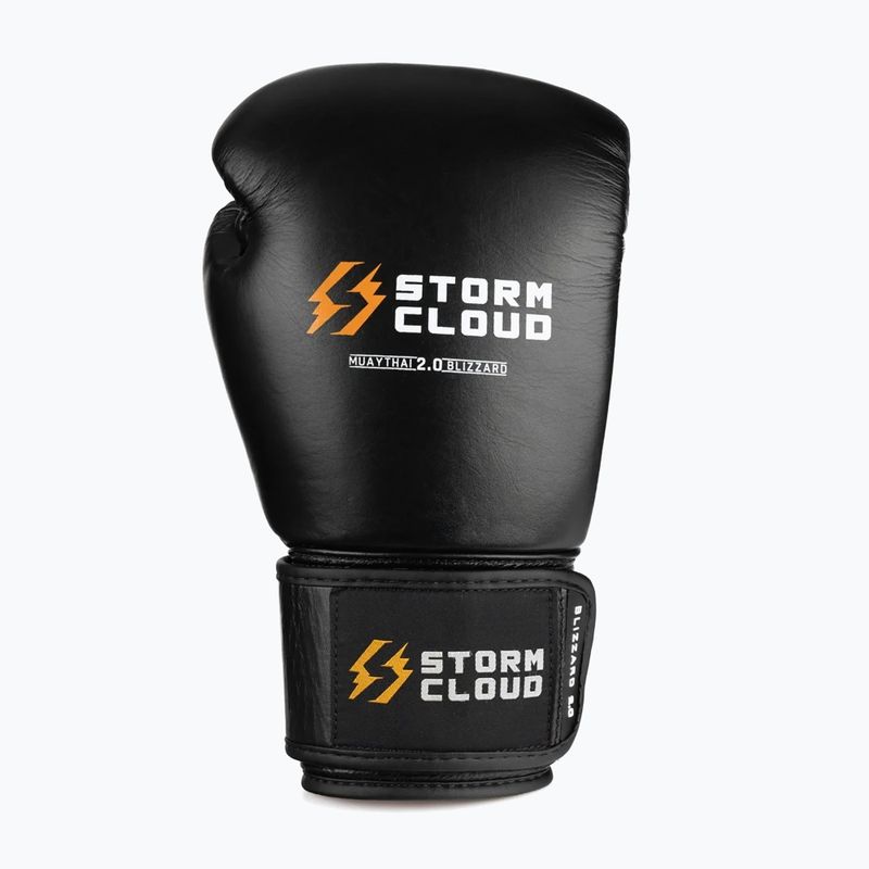 Boxerské rukavice StormCloud Muay Thai Blizzard 2.0 black/white 2
