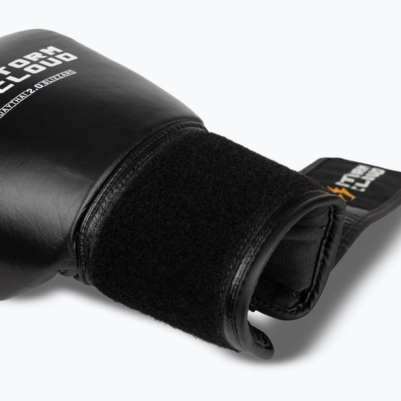 Boxerské rukavice StormCloud Muay Thai Blizzard 2.0 black/white 6