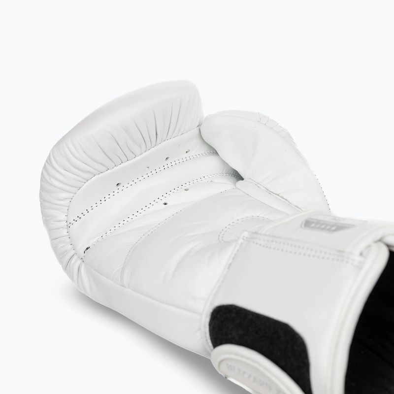 Boxerské rukavice StormCloud Muay Thai Blizzard 2.0 white/silver 5
