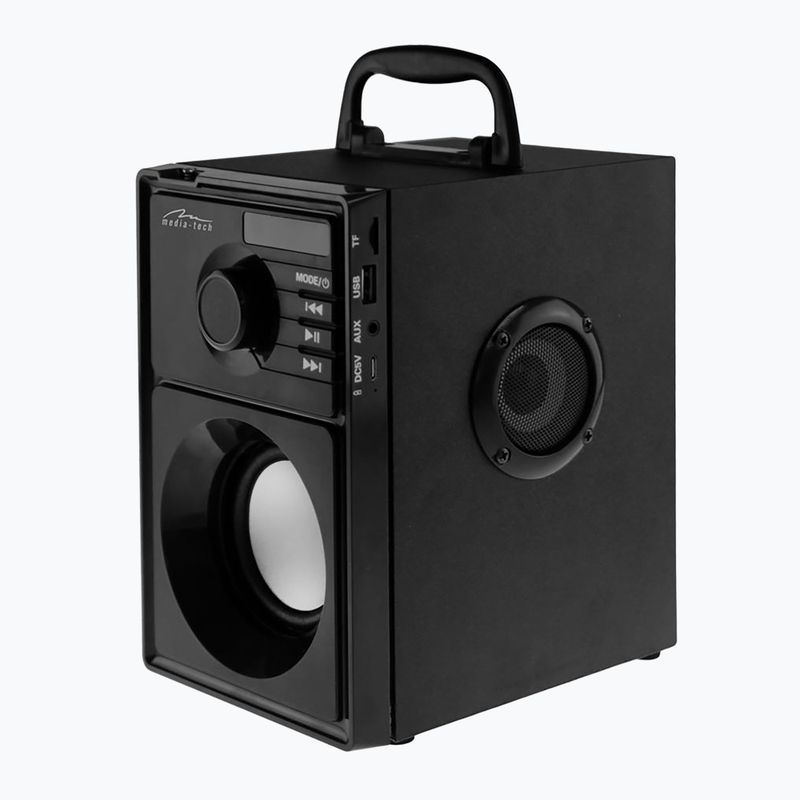 Prenosný reproduktor  Media-Tech Boombox Silver czarny/srebrny 2