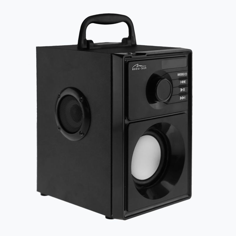 Prenosný reproduktor  Media-Tech Boombox Silver czarny/srebrny 3