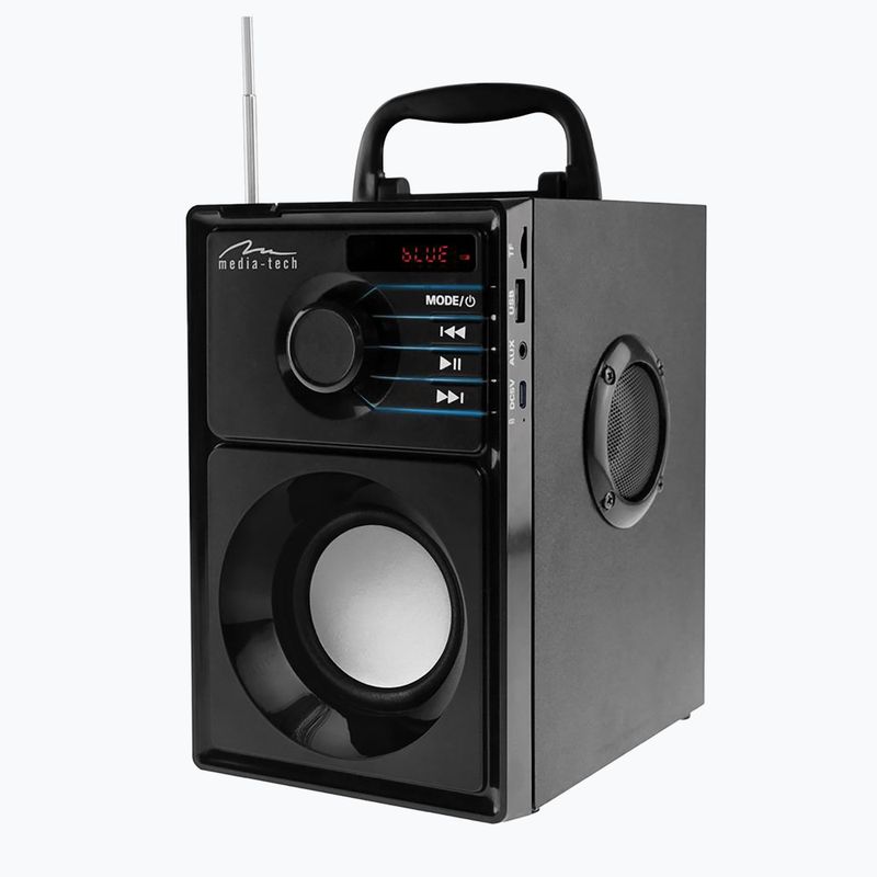 Prenosný reproduktor  Media-Tech Boombox Silver czarny/srebrny 4