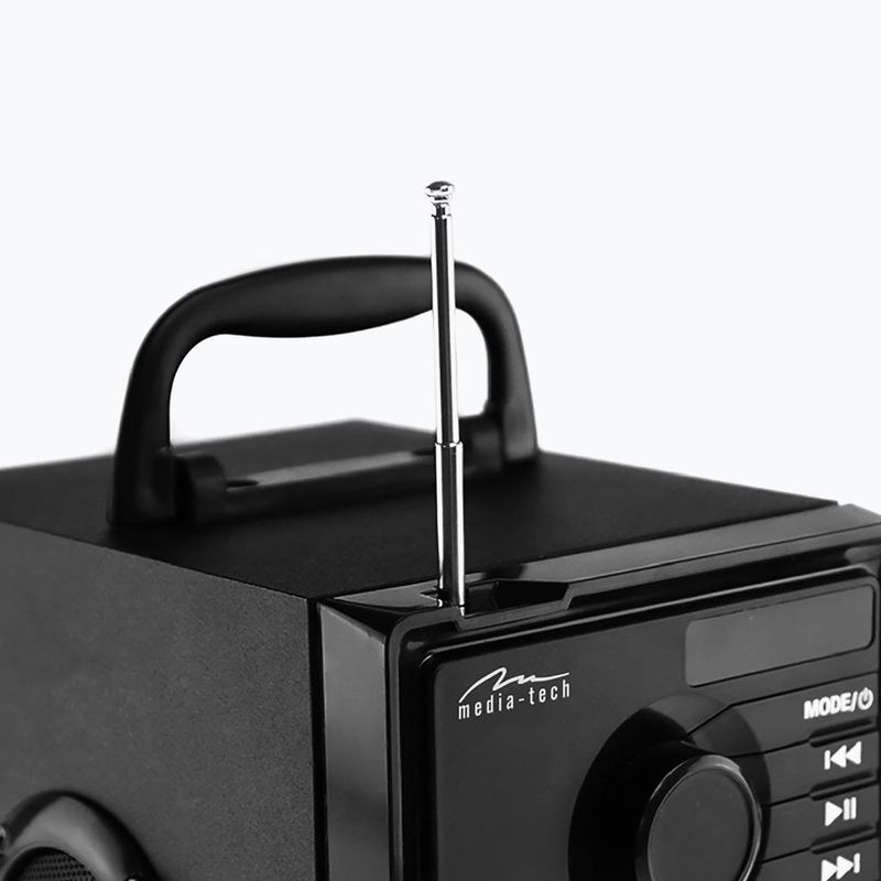 Prenosný reproduktor  Media-Tech Boombox Silver czarny/srebrny 6