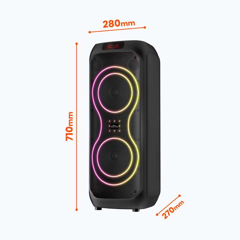 Prenosný reproduktor Media-Tech Power Audia Max black 11