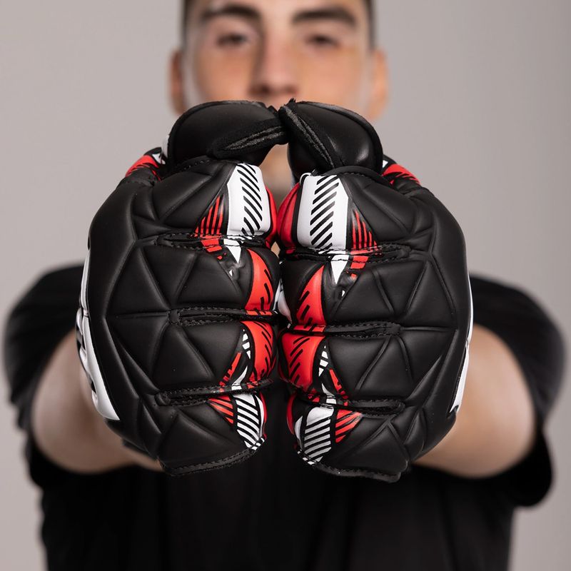 Brankárske rukavice Football Masters Invictus X Training RF red 8