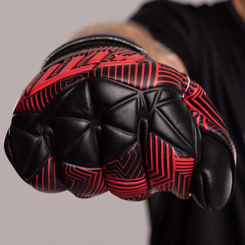 Brankárske rukavice Football Masters Varis X NC black/red 6