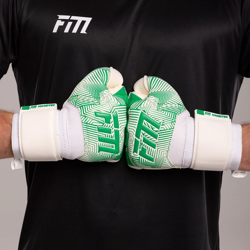 Brankárske rukavice Football Masters Varis X NC white/green 4