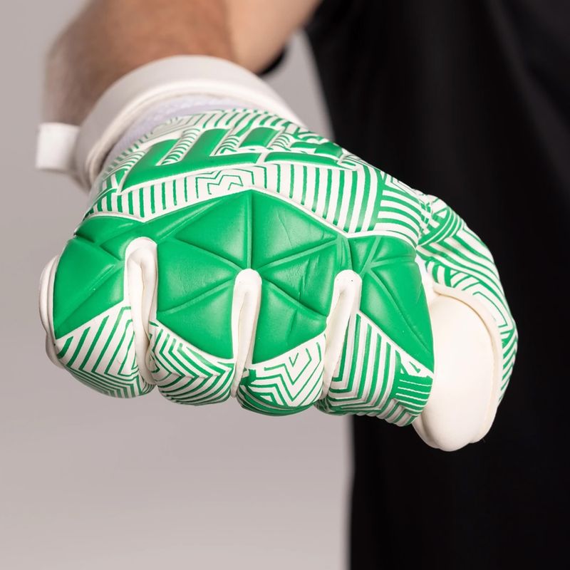Brankárske rukavice Football Masters Varis X NC white/green 6