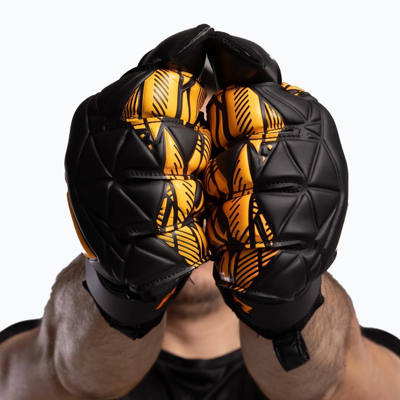 Brankárske rukavice Football Masters Invictus X Training black/orange 4