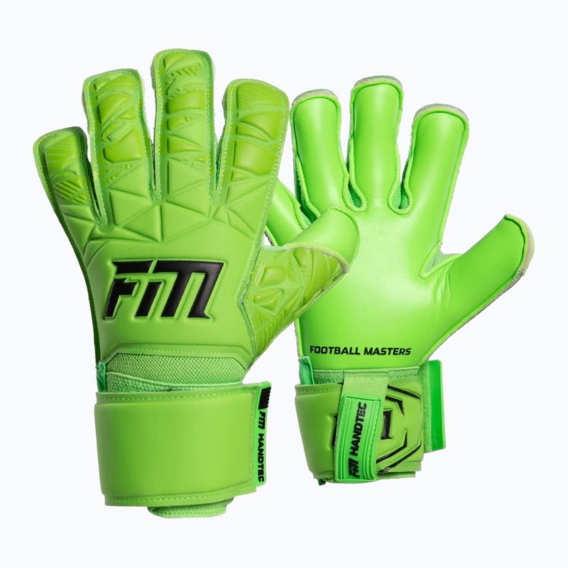 Detské brankárske rukavice Football Masters Invictus X Jr lime