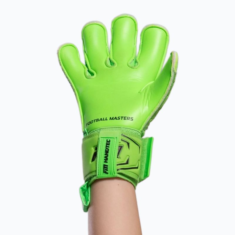Detské brankárske rukavice Football Masters Invictus X Jr lime 5