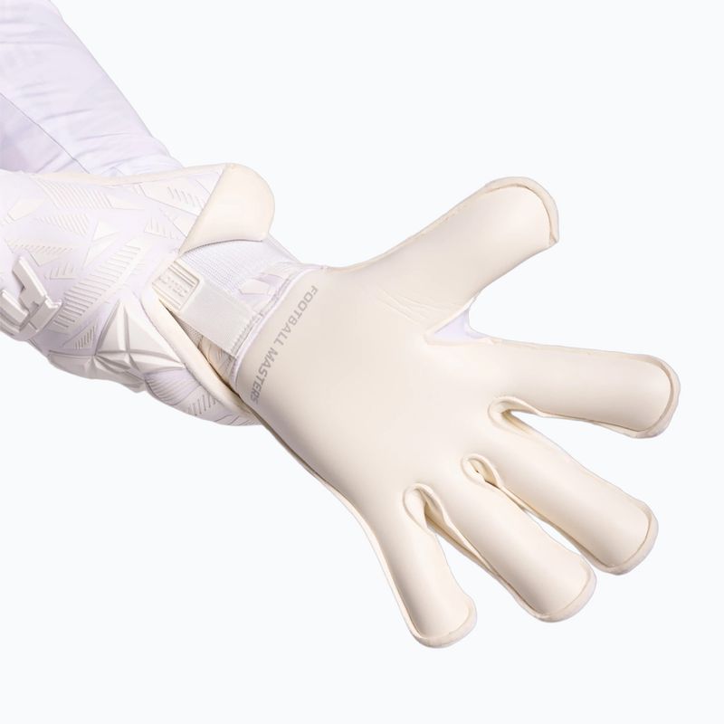 Brankárske rukavice Football Masters Invictus X PRO all white 5