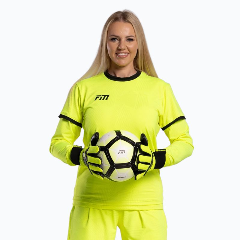 Brankárske rukavice Football Masters Varis X PRO fluorescent yellow 3