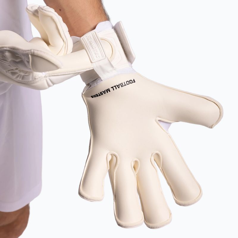 Brankárske rukavice Football Masters Invictus X all white 6