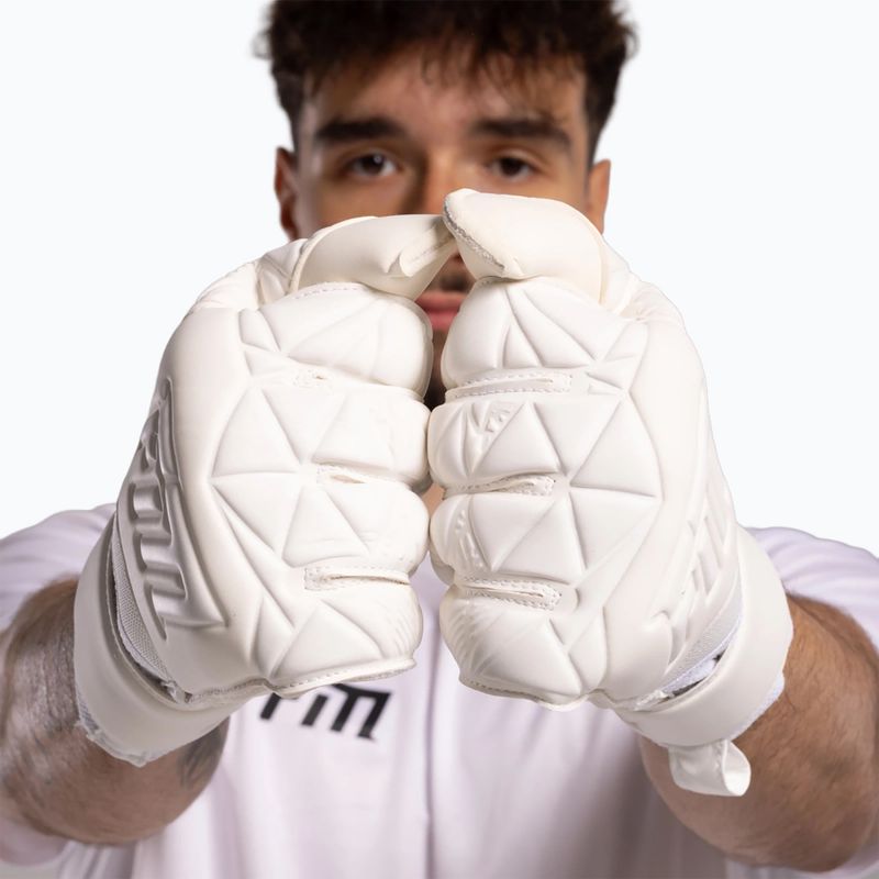 Brankárske rukavice Football Masters Invictus X all white 8