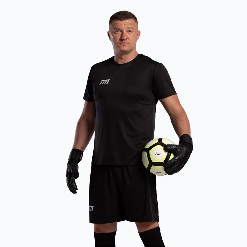Brankárske rukavice Football Masters Invictus X black 3
