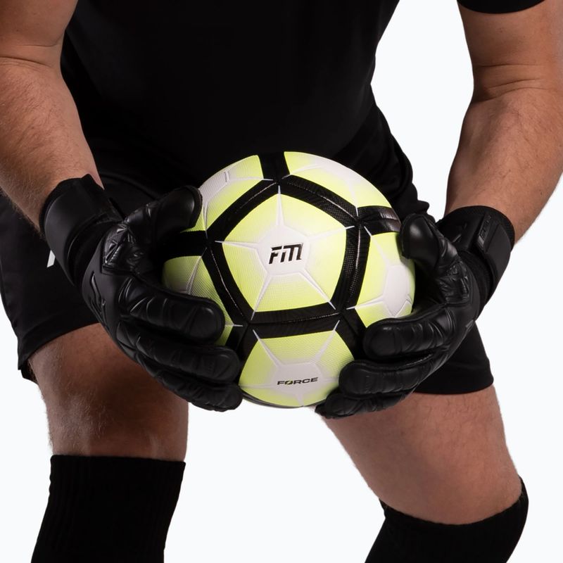 Brankárske rukavice Football Masters Invictus X black 8