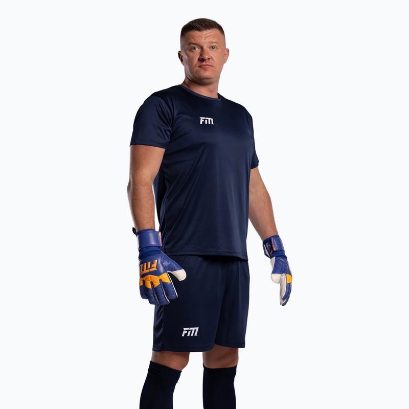 Brankárske rukavice Football Masters Invictus X blue/orange 5