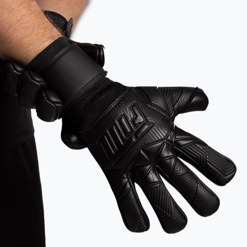 Brankárske rukavice Football Masters Varis X black 2