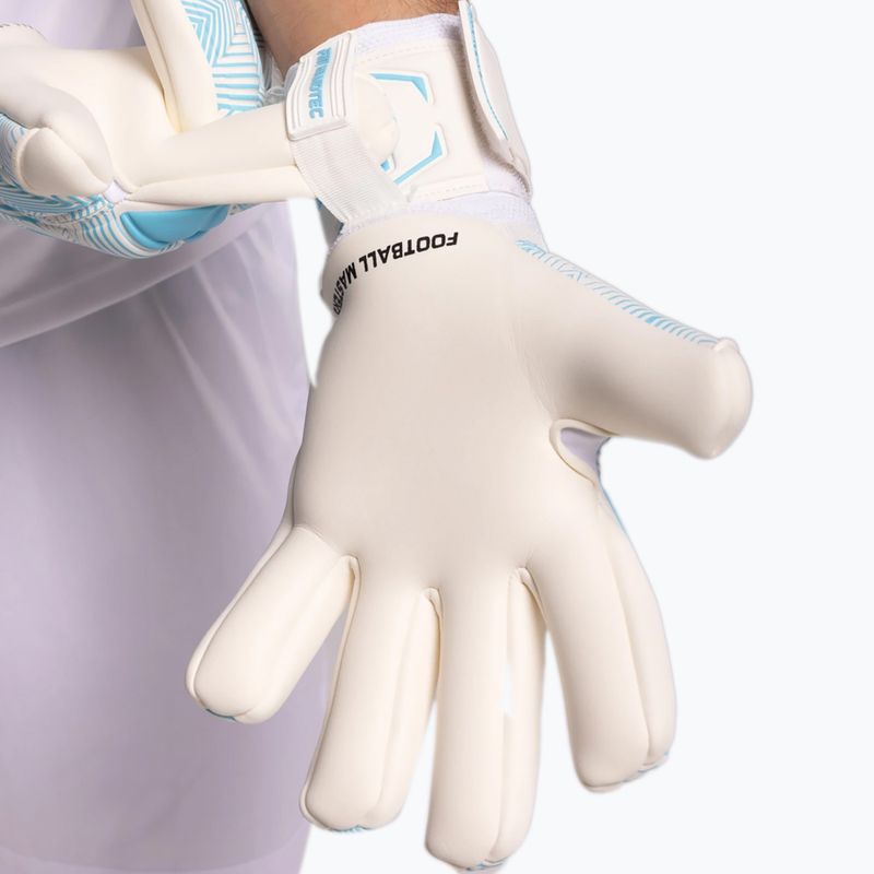 Brankárske rukavice Football Masters Varis X white/blue 7